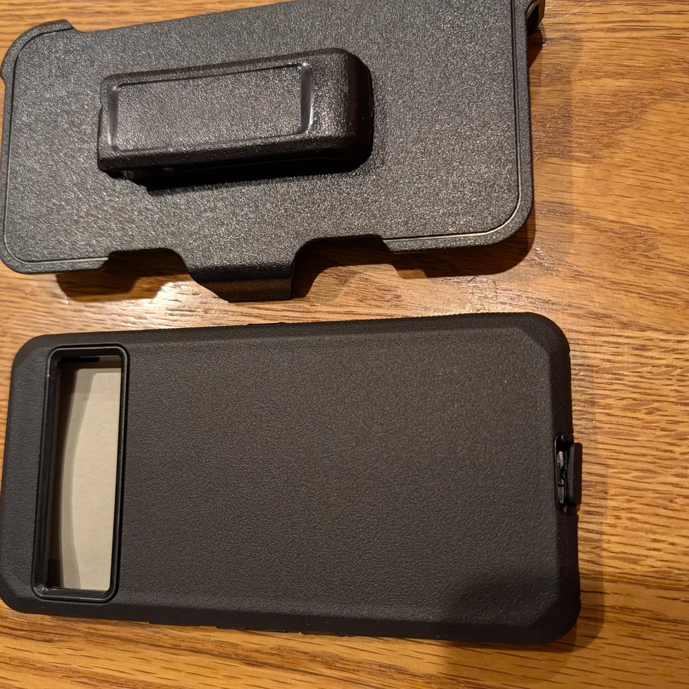 Google Pixel 7 with Black Case